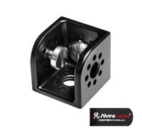 Alvin's Cables Extension Side Mounting Block with 3/8” Threads, 3-Port Square Mount for ARRI for Sony RED Camera Wireless Receiver-A0125