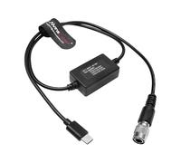 Alvin's Cables Hirose 4 Pin to Type-C Power Cable for Canon R5C, for Sony A7SIII FX3, Nikon Z5 Z9 S5, USB-C PD 5V 9V 12V 3A for Mirrorless Cameras Phones, 24in