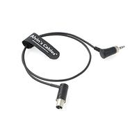 Alvin's Cables Low-Profile Audio-Cable TA3F Mini-XLR 3-Pin Female to Locking-3.5mm-TRS Right Angle for Sennheiser EK 2000| Sony UWP| Sound Devices 633 688 Balanced Output Cable