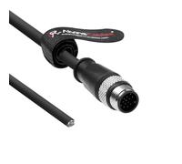 Alvin's Cables M12 A-Code 17 Pin Male to Open End Power Data Ethernet I/O Cable for Applied Motion Servo Motor, High-Flex Drag-Chain Cable for CAN Bus, PROFINET, Ethernet/IP 32.8ft/10m