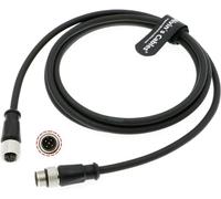 Alvin's Cables M12 A-Code 5 Pin Male to Female Aviation Sensor Connector Industrial Shielded Cable for Sensor Devices| Network 2M/6.5Ft