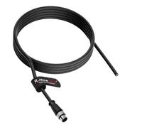 Alvin's Cables M12 A-Code 8 Pin Male to Open End Power I/O Cable Cat6a High-Flex Shielded for Cognex Keyence Basler Industrial Automation Fieldbus Module 6.6ft