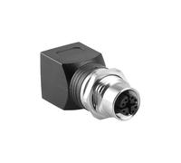 Alvin's Cables M12 X-Code 8-Pin to RJ45 Adapter Cat6a IP68 Waterproof Shielded, M12 Female to RJ45 Female Industrial Ethernet Connector for Cognex Keyence Basler Baumer Datalogic Microscan Sick