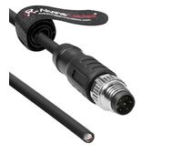 Alvin's Cables M8 6 Pin A-Code Male to Flying Lead Basler Power I/O Cable, Industrial Sensor Connector Shielded Cable for Basler Camera, Automation Control, Vision System,10m/32.8ft