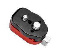 Alvin's Cables Mini Quick Release Plate Kit with 3/8" 1/4" Screws for Camera, Monitor, Tripod, Stabilizer, Gimbal, Monopods, Magic Arm, Flash Bracket, QR Plate System RED-A0122