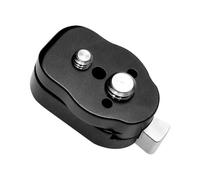 Alvin's Cables Mini Quick Release Plate Kit with 3/8" 1/4" Screws for Camera, Monitor, Tripod, Stabilizer, Gimbal, Monopods, Magic Arm, Flash Bracket, QR Plate System Black-A0123