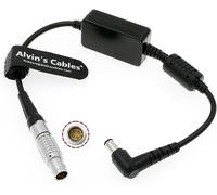 Alvin's Cables Power Cable for Sony FX6|FX9 from DJI Ronin 2 Gimbal Stabilizer 6 Pin Male to DC Right Angle 30CM| 12 inches