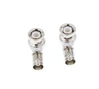 Alvin's Cables Right Angle BNC Connectors for HD SDI BNC Cable One Set
