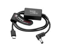 Alvin's Cables Right Angle DC to Type-C Power Cable for Canon R5C, for Sony A7SIII FX3, Nikon Z5 Z9 S5, USB-C PD 5V 9V 12V 3A for Mirrorless Cameras Phones, 24in