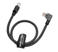 Alvin's Cables RJ45 Ethernet Cable, Right-Angle Cat6a Shielded Industrial Profinet Ethernet Cable High-Flex Drag-Chain High-Speed Gold-Plated Connectors for PLC, Robotics & Motion Control 3.3ft/1m