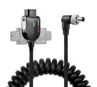 Alvin's Cables Smart Dtap to DC Cable for Atomos Ninja V, Ultra Flexible D-tap to 2.1 DC Right Angle Power Cable for Blackmagic Design Video Assist, SmallHD 702, for Feelworld FW568 Monitor 2ft