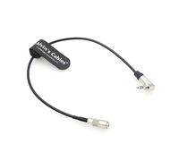 Alvin's Cables Tentacle Sync Ultra-Thin Timecode Cable 3.5mm TRS Right Angle to DIN 1.0/2.3 for Canon EOS R5C 30cm|12inches