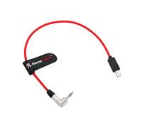 Alvin's Cables Tentacle Timecode Cable for Sony FX3| FX30| A7S3| A1 Camera, Ultra-Soft 3.5mm TRS to Micro USB Timecode Cable for Tentacle SYNC E 35cm| 13.8in