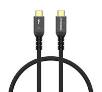 Alvin's Cables Thunderbolt 5 Cable, 1ft USB-C to USB-C Cable 120Gbps 240W PD Fast Charging 16K Display, Compatible with Thunderbolt 4/3,USB4, for Macbook,eGPU,Dock, Intel Certified