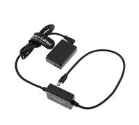 Alvin's Cables Type-C PD to LP-EL12 Dummy Battery Power Cable for Canon EOS M M2 M10 M50 M100 M200 DSLR Cameras 130cm