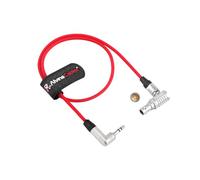Alvin's Cables Ultra Soft Timecode Cable for ARRI Alexa, Sound Devices, Tentacle Sync 3.5mm TRS to 5 Pin Cable 50cm| 19.7inches