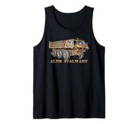 Alvis Stalwart British Military Truck Illustration Graphic Tank Top