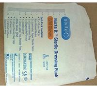 Alvita Nurse It Sterile Dressing Pack with Small Medium Gloves - Pack of 10 (Packaging may differ)