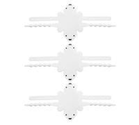 Alvivi 3Pcs Silicone Cute Bear Door Closer Door Latch Cover Child Anti-Collision Door for Kids Safety Door Silencers White One Size