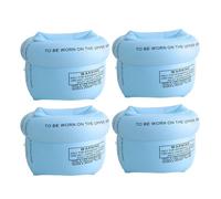 Alvivi 4 Pack Arm Floaties Floatation Sleeves Swimming Rings for Adults Learning Swim Training Aids Beach Gear Blue One Size