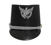 Alvivi Band Major Marching Band Hat Toy Soldier Hat Lion Tamer Headpiece Ringmaster Costume Type R One Size