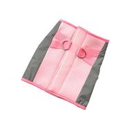 Alvivi Dog Cooling Harness with Reflective Summer Pet Cooling Vest for Hiking Beach Running Walking Pink S