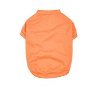 Alvivi Dog Shirts Quick Dry Soft Stretchy Puppy Tshirts Front Leg Sleeves Vest Pet Clothes For Small Medium Dogs Orange S