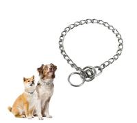 Alvivi Dog Slip Collar Stainless Steel Chain Pet Heavy Duty Training Choke Collar for Medium Dogs Adjustable Proof Collars Silver 2.5mm*35cm