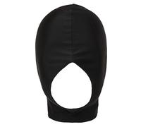 Alvivi Full Cover Hood Mask Elastic Black Breathable Open Eyes Open Mouth Mask for Cosplay Motorcycle Helmet Lined Type C L