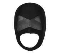 Alvivi Full Cover Hood Mask Elastic Black Breathable Open Eyes Open Mouth Mask for Cosplay Motorcycle Helmet Lined Type A L