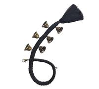 Alvivi House Training Bells Dogs Doorbell Teaches Your Pet to Ring When They Need Go to the Bathroom Black One Size