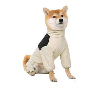 Alvivi Large Dog Waterproof Rain Suit with 4 Sleeves Reflective Full Body Jacket for Labrador Doberman Golden Retriever Rainy Days Beige 6XL