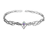 Alvivi Tiara Crowns Prom King and Queen Crowns for Men Women, King Queen Prince Princess Tiaras Silver&Colorful One Size