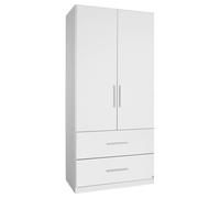Alvor Wardrobe - 91cm - 2 Door - Alpine White