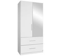 Alvor Wardrobe - 91cm - 2 Door - Combi - Alpine White