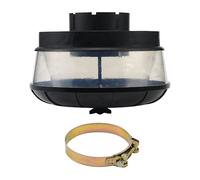 Alvorox Air Pre Filter Intake Pre-Cleaner Assembly for Tractor Excavator Wheel Loader, Air Snorkel Head Air Ram Sand Rain Cap (5 Inch Inlet)