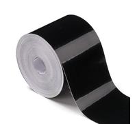 Alvorox Chrome Delete Vinyl Tape Gloss Black, Car Wrap Styling Bumper Side Skirt Sticker Glossy Self Adhesive Roll Car Door Sill Trunk Edge Protection (5CM x 900CM)
