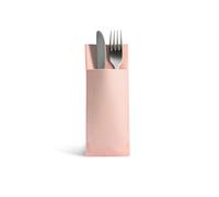 Alvotex Airlaid 50 Cutlery Bags Fabric Like Disposable Napkin, Paper, Pink, 32X40 cm