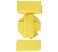 Alvotex Airlaid 50 Cutlery Bags Fabric Like Disposable Napkin, Paper, Yellow, 32X40 cm
