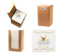 Alvotex CHIC Airlaid 100 Coctail Napkins, 1/4 Fold Fabric-Like, Disposable Napkins, Merry & Bright Motifs, 20 x 20 cm