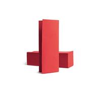 Alvotex Chic Airlaid 50 Napkins, 1/8 Fold Fabric-Like, Disposable Napkin, 32 x 40 cm, Red