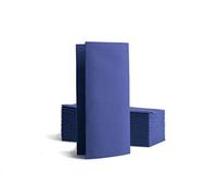 Alvotex Chic Airlaid 50 Napkins, 1/8 Fold Fabric-Like, Disposable Napkin, 39 x 40 cm, Dark Blue