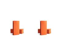 Alvotex Chic Airlaid 50 Napkins, 1/8 Fold Fabric-Like, Disposable Napkin, 39 x 40 cm, Orange (Pack of 2)