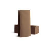 Alvotex CHIC Airlaid 50 Napkins, 1/8 Fold Fabric-Like, Disposable Napkins, 39 x 40 cm, Brown