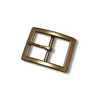 ALVYNG Heavy Duty Square Belt Buckle 1.38 Inch(35MM) Single Prong Solid Brass buckles For Men Women, 001, 1.5"