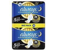 Always - 16x Ultra Sanitary Pads Secure Night Extra with Wings - 1 Piece