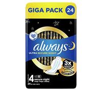 Always - 24x Ultra Sanitary Pad Secure Night Size 4 with Wings - 1 Piece