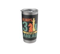 Always 3 Moves Ahead Stainless Steel Insulated Tumbler