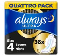 Always - 36x Sanitary Pads Ultra Night Size 4 with Wings - 1 Piece