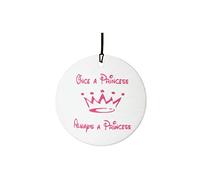 Always A Princess Car Air Freshener (Fun Birthday/Xmas Christmas Stocking Filler/Secret Santa/Novelty Scented Gift)